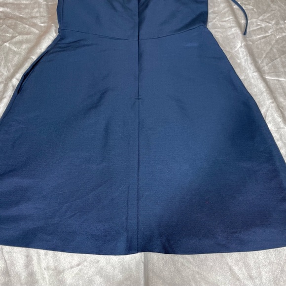 Wai Ming Halter Blue Dress Sz 2 - Picture 6 of 13